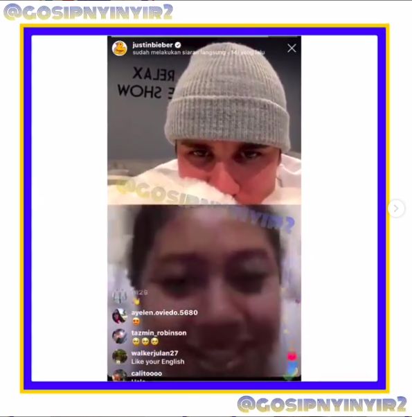Bikin Iri! Justin Bieber Sapa Fans Wanita Asal Indonesia 