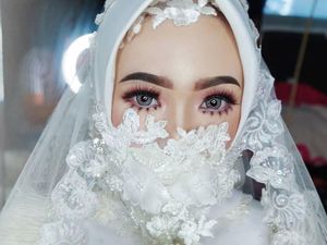 7 Gaya Pengantin Indonesia Menikah Saat Corona, Pakai Masker Unik
