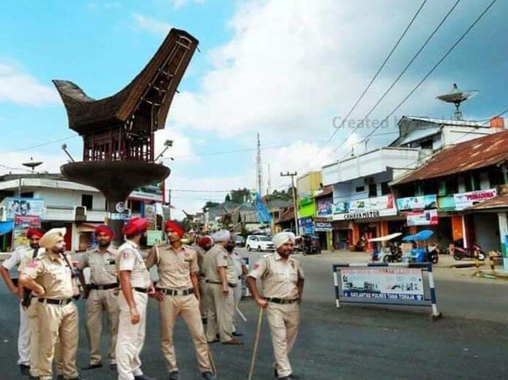 Kocak! Warga Sulsel Bandel di Masa Pandemi Corona, Beredar Meme Polisi India Kocak! Warga Sulsel Bandel di Masa Pandemi Corona, Beredar Meme Polisi India