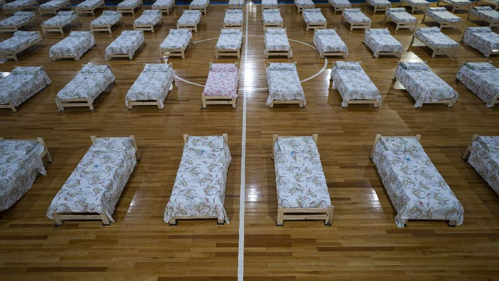 Lapangan Futsal Timnas Argentina untuk Pasien Corona Lapangan Futsal Timnas Argentina untuk Pasien Corona