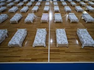 Lapangan Futsal Timnas Argentina untuk Pasien Corona