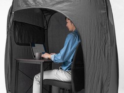 Tenda Ini Bisa Bantu Kamu Lebih Fokus Saat Bekerja dari Rumah