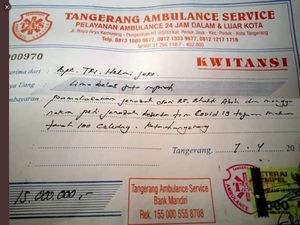 Viral Pemakaman Pasien COVID-19 Bayar Rp 15 Juta, Ini Kata Pemkot Tangerang