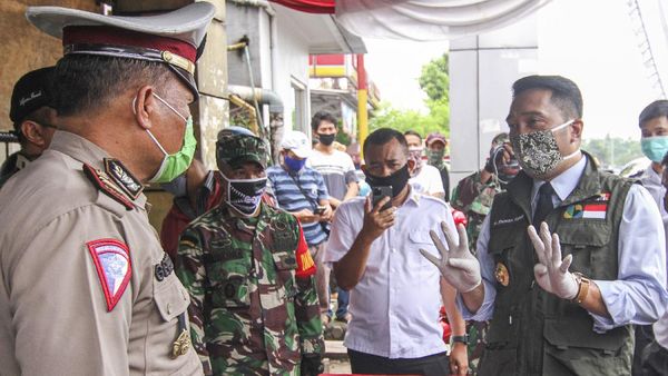 Ridwan Kamil Cek PSBB di Bogor dan Depok