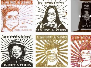 Seniman Red Hong Yi Kritik Rasisme Anti-Asia di Karya Seni Saya Bukan Virus Seniman Red Hong Yi Kritik Rasisme Anti-Asia di Karya Seni Saya Bukan Virus
