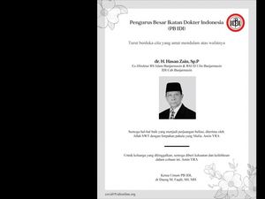 PB IDI Kembali Umumkan Seorang Dokter Meninggal Dunia Positif Corona