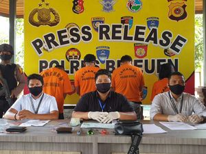 Polisi Tangkap 4 Pembobol ATM Rp 165 Juta di Bireuen Aceh, 5 Orang Diburu