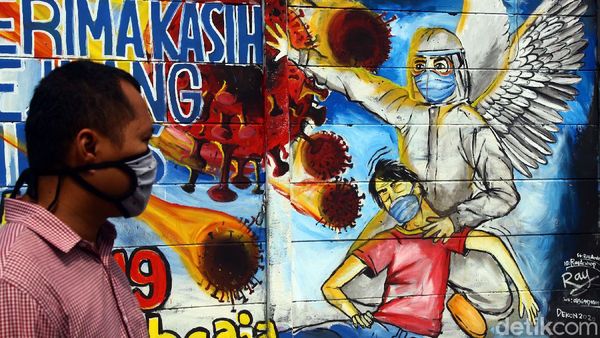 Mural Pejuang Medis Melawan Virus Corona Mural Pejuang Medis Melawan Virus Corona