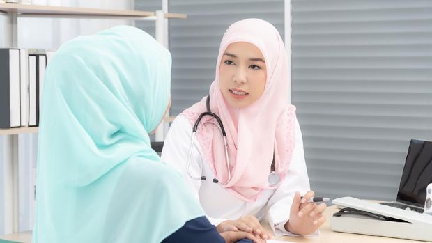 Ilustrasi konsultasi ke dokter