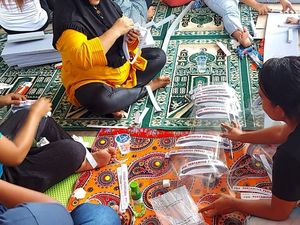 Langka di Pasaran, Narapidana di Dumai Bikin APD buat Cegah Corona