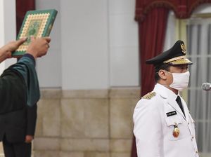 Momen Jokowi Lantik Wagub DKI Jakarta Ditengah Wabah COVID-19