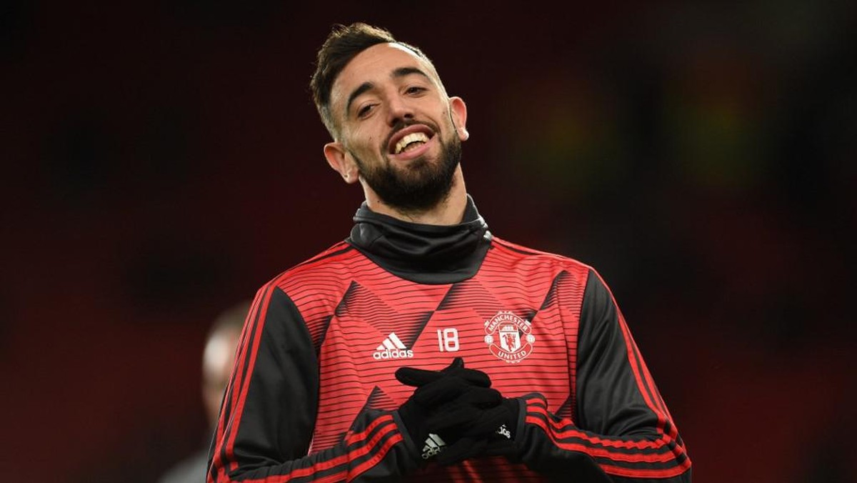 Bruno Fernandes, Dibilang Mirip Paul Scholes Nih. (Foto: AFP/OLI SCARFF)