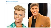 Tampang Tiago Ramos bahkan dibilang mirip sama karakter boneka Ken. (Foto: Twitter)