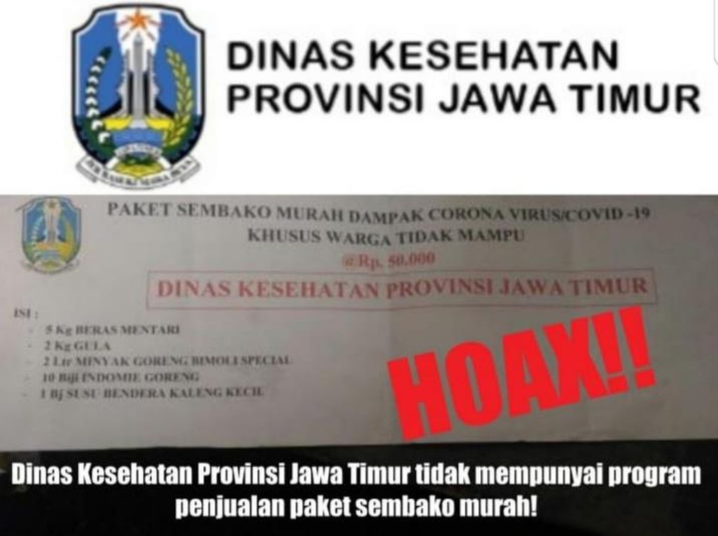 Beredar Paket Sembako Murah Bagi Warga Terdampak COVID-19, Ini Kebenarannya Beredar Paket Sembako Murah Bagi Warga Terdampak COVID-19, Ini Kebenarannya