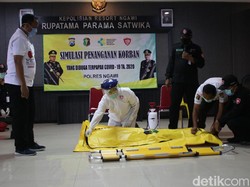 Hindari Hal Tak Diinginkan, Simulasi Penanganan Corona Digelar di Ngawi