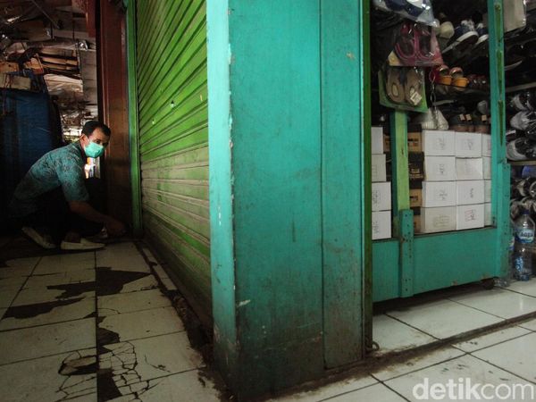 Pedagang Pasar Tambun Ikut Terdampak PSBB di Bekasi