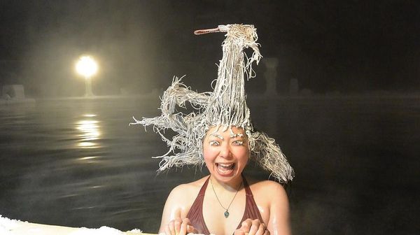 Foto: Ayo Diadu Rambut Beku Siapa yang Paling Kacau?