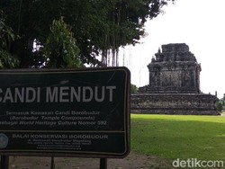 Suasana Terkini Candi Mendut Saat Pandemi Corona