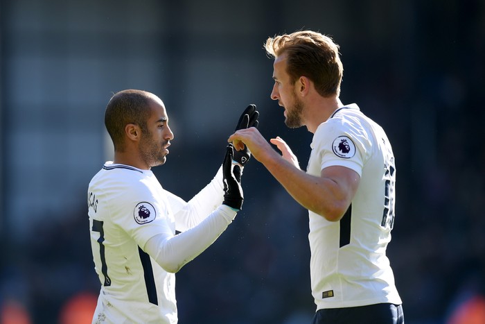 Lucas Moura dan Harry Kane