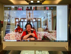 Ini Isi Video Conference Megawati-Elite PDIP soal Penanggulangan Corona