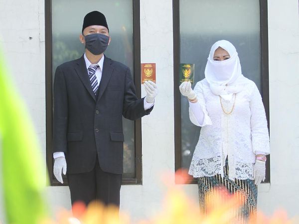Begini Prosesi Akad Nikah Sesuai Protokol Pencegahan COVID-19