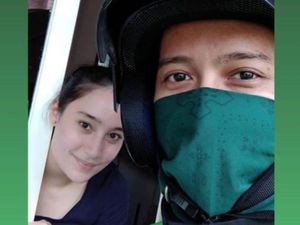 Mau Foto Bareng Abang Ojol, Tatjana Saphira Dipuji Malu-malu