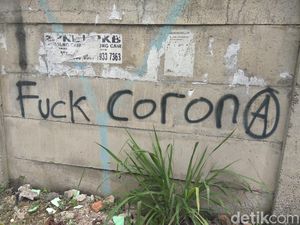 Polisi Selidiki Coretan Bersimbol Anarko di Cimahi