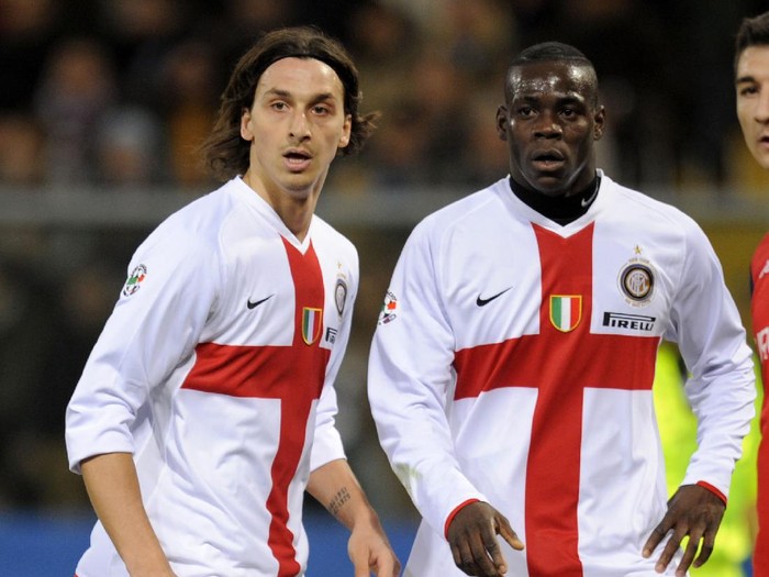 Zlatan Ibrahimovic dan Mario Balotelli