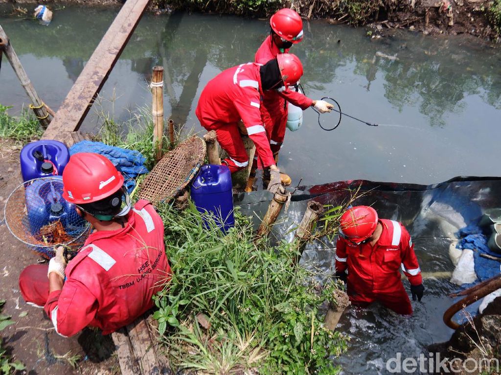 Pipa Pertamina Bocor, Cemari Sungai Cinambo Pipa Pertamina Bocor, Cemari Sungai Cinambo