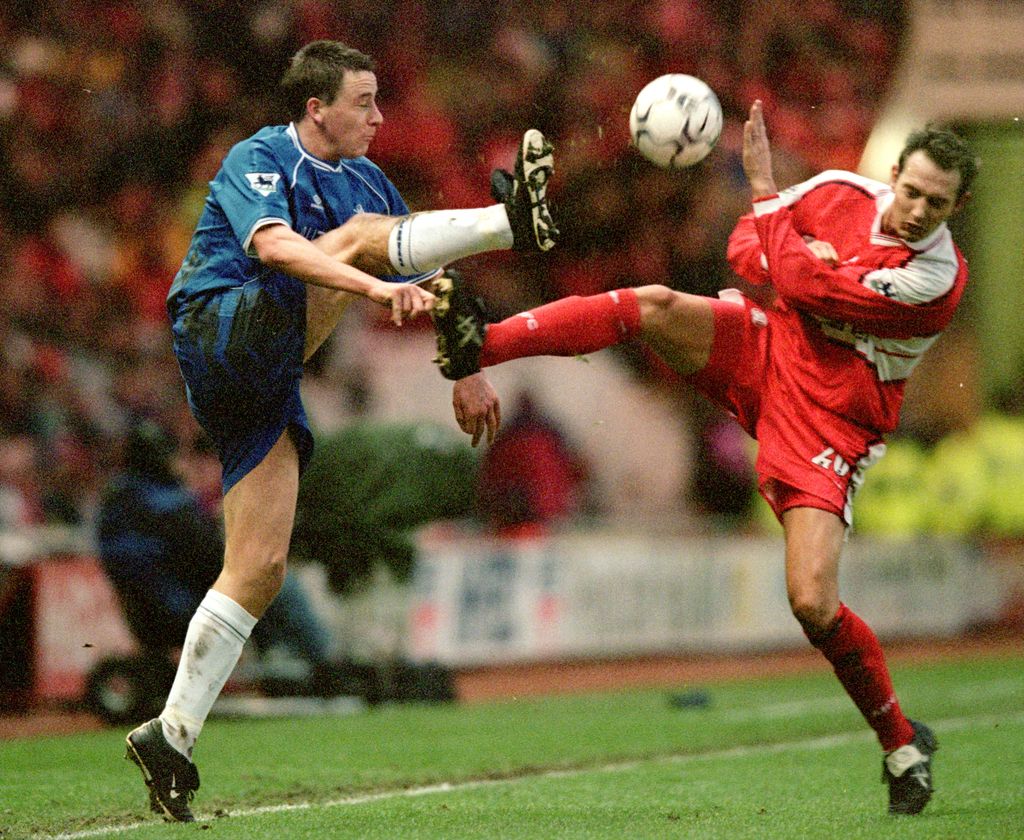 John Terry (kiri) semasa muda di Chelsea