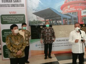 Resmikan Laboratorium PCR di RS USU, Gubsu Edy: Ini Mempersingkat Waktu
