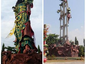 Patung Dewa Setinggi 30 Meter di Tuban Runtuh, Siapa yang Dirugikan? Patung Dewa Setinggi 30 Meter di Tuban Runtuh, Siapa yang Dirugikan?
