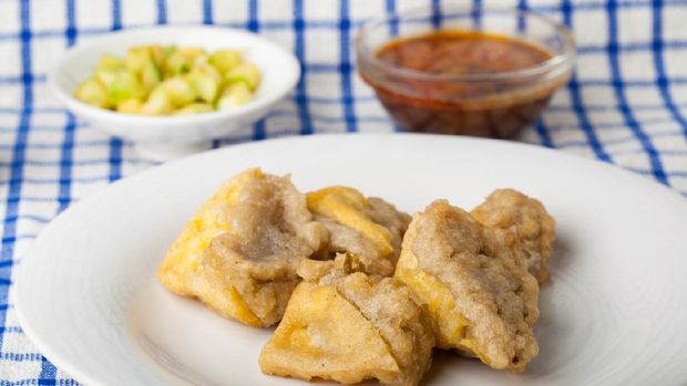 traditional indonesian food. asian culinary tahu bakso