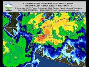 Hujan Lebat Guyur Yogyakarta Diperkirakan Hingga Pukul 17.30 WIB