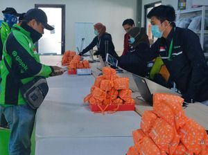 Donasi untuk Para Ojol Terus Mengalir