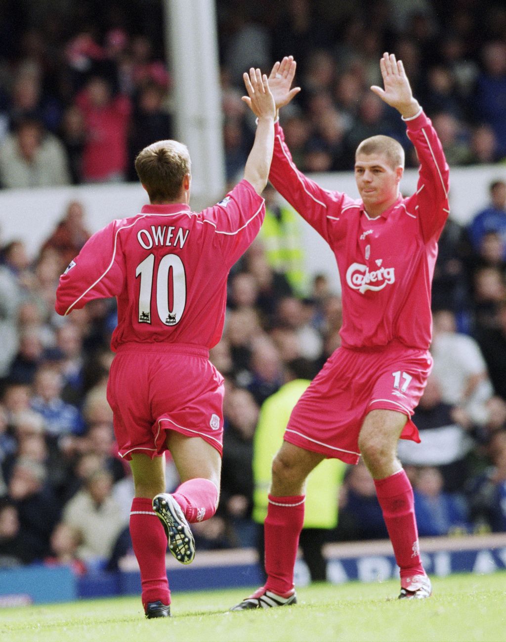 Michael Owen dan Steven Gerrard