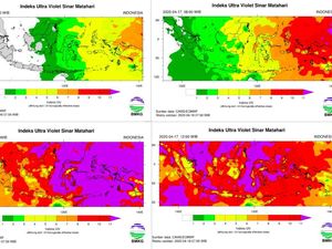 BMKG: Indeks UV Jam 10-12 Siang Paling Ekstrem di Indonesia