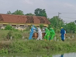 Satu Lagi PDP di Lamongan Meninggal, Pemakaman dengan Protap Corona