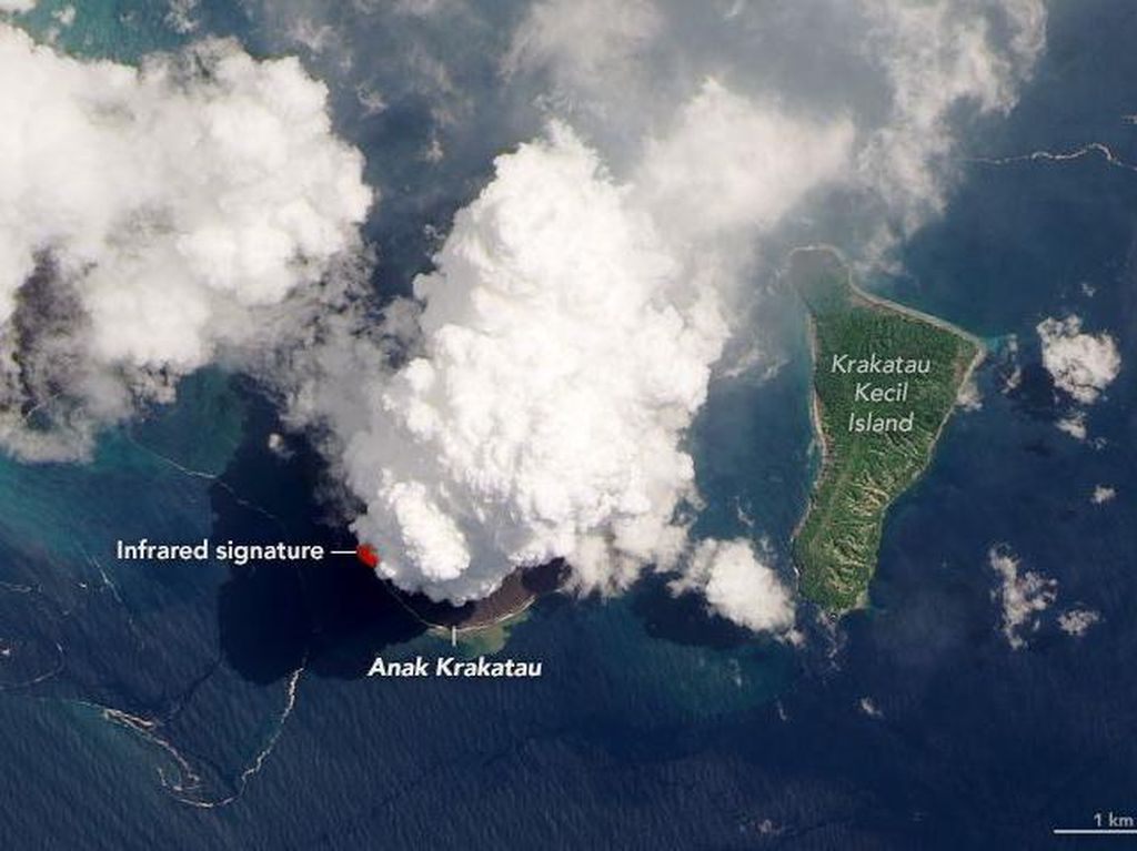 Sejarah Gunung Anak Krakatau dan Riwayat Erupsinya Sejak 1930