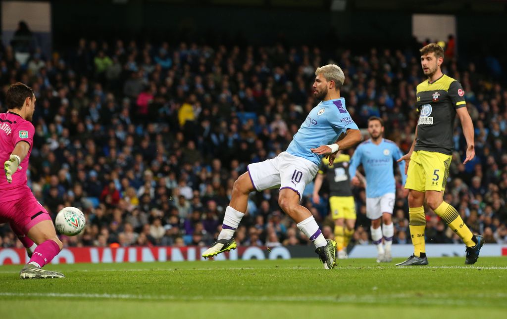 Sergio Aguero yang mematikan di depan gawang