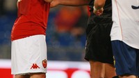 Gelandang serang ada Francesco Totti. Mantan legenda AS Roma itu mendapatkan 16 kartu merah sepanjang karirnya (Getty Images)