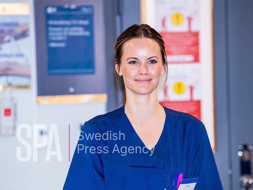 Potret Putri Sofia dari Swedia yang Kerja di RS untuk Bantu Pasien Corona