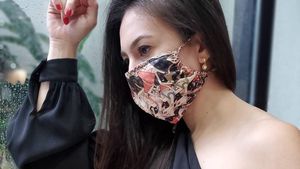 Foto: Macam-macam Gaya Artis Indonesia Pakai Masker Kain