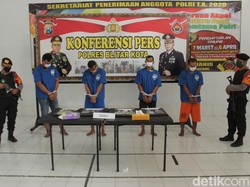 4 Pengedar Sabu Tertangkap, Bandarnya Napi di Lapas Malang dan Madiun