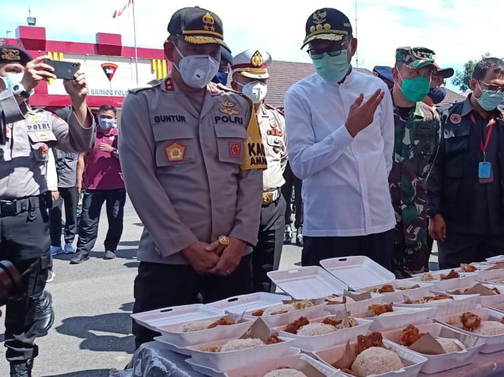 Polisi Siapkan 12 Dapur Umum Saat PSBB di Makassar