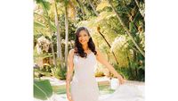 Foto: Gaya Rahma Azhari Bergaun Pengantin Putih Saat Menikah Kedua Kali
