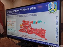 Update Corona di Jatim 18 April: 555 Positif, 98 Sembuh, 54 Meninggal