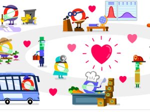 Thank You Coronavirus Helper Jadi Google Doodle, Ini Kisah di Baliknya