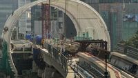 Proyek LRT Jabodebek Jalan Terus di Tengah Pandemi Corona