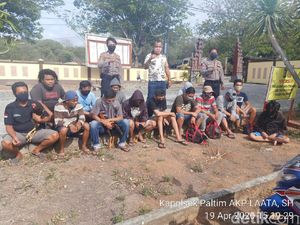 Judi Sabung Ayam Saat Pandemi Corona, 13 Pria di Palu Diamankan Polisi